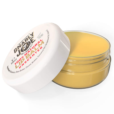 100% Natural Moisturising Lip Balm (Unscented). Natural Lip Repair with Weather Protection