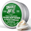 Triple-Whipped Beard Softener & Face Cream. With Cocoa & Shea Butter, Peppermint & Highland Pine.