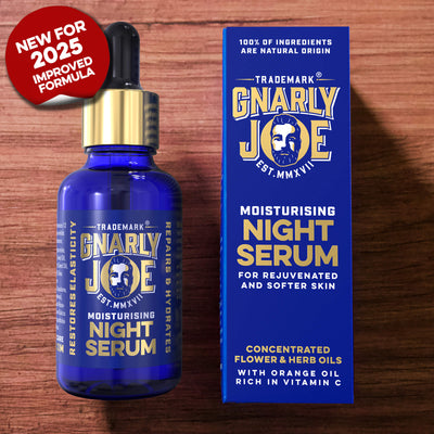 Moisturising Night Serum, For Rejuvenated and Softer Skin. 100% Natural, 30ml